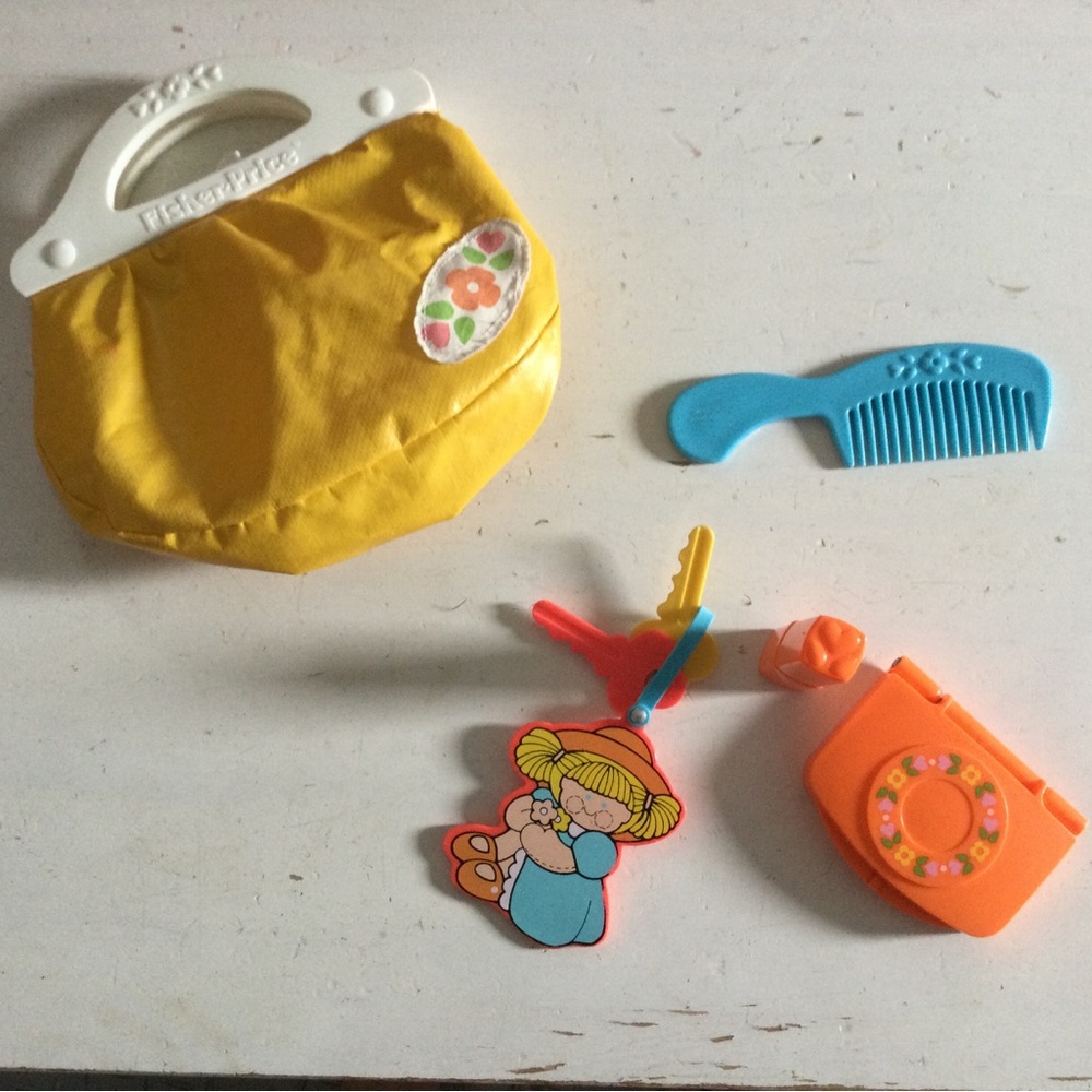 Vintage Fisher-Price Purse Set